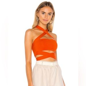Superdown Eva Halter Tie Down Top